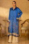1 Piece - Printed & Embellished Sindhi Silk Suit - MCP1406-1